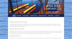 Desktop Screenshot of muskokasteeldock.com
